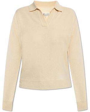 Maison Margiela Wool Polo - Natural