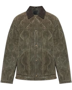 AllSaints Suede Jacket Dakota - Green