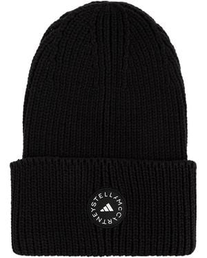 adidas By Stella McCartney Beanie With Logo - Black