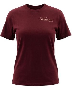 Sporty & Rich T-Shirt From The "Central Park" Collection - Red