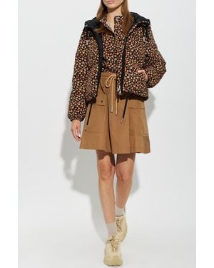Moncler Quilted Jacket 'Becfigue' - Brown