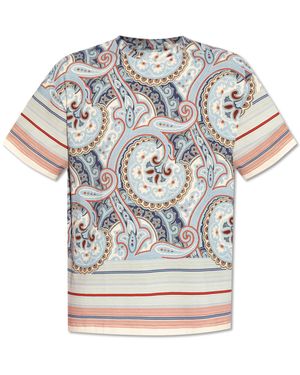 Etro Patterned T-Shirt - Grey