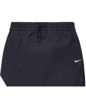 Nike Skirt With Logo - Blue