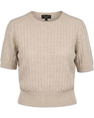 Rag & Bone Cashmere Top - Natural