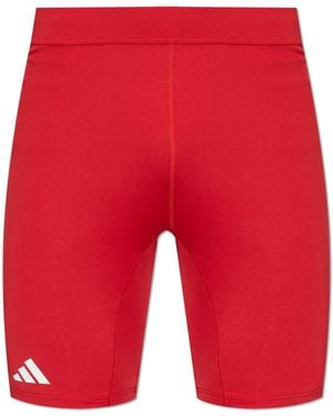 adidas Originals Short Leggings From The Adizero Collection - Red