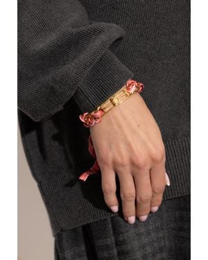 Balenciaga Bracelet With Logo - Black