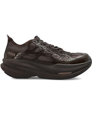 Hoka One One 'Mach X Caged' Sports Shoes - Brown