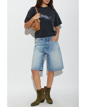 Anine Bing T-Shirt "Cade" - Blue