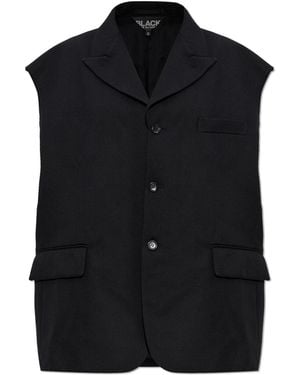 Comme des Garçons Wool Vest - Black