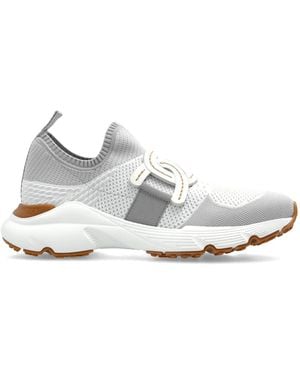 Tod's Trainers With Logo - White