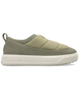 Moncler Sports Shoes With Logo Patch - Green