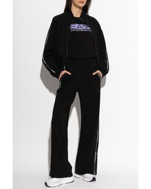 EA7 T-Shirt With Logo - Black