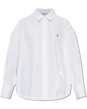 The Attico Shirt With Slit - White