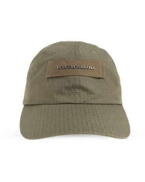 Dolce & Gabbana Cap With Visor - Green