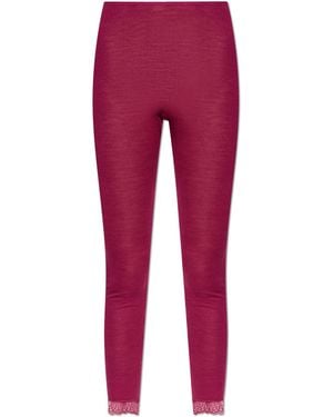 Hanro Lingerie Leggings - Red