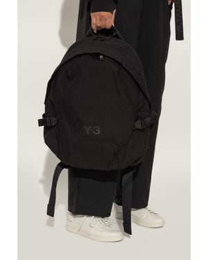 Y-3 Backpack With Logo - Black