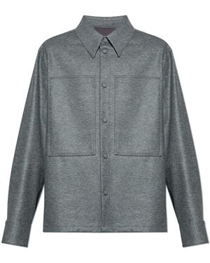 Jil Sander Wool Shirt - Grey