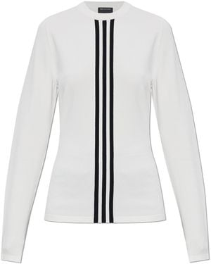 Y-3 Long Sleeve T-Shirt 'Cinch' - White