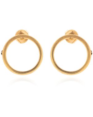 Maison Margiela Round Earrings - Metallic