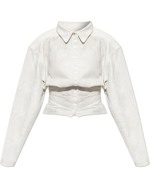 DIESEL Shirt 'De-Plazy-Fsj1' - White
