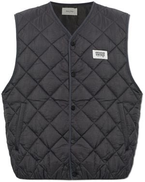 American Vintage Insulated Vest 'Yupibam' - Black