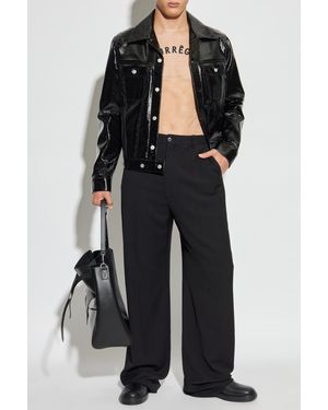 Courreges Jacket With Logo - Black