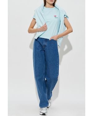 KENZO T-Shirt With Logo - Blue