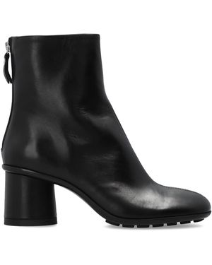 Agl Attilio Giusti Leombruni Curvy Heeled Ankle Boots - Black