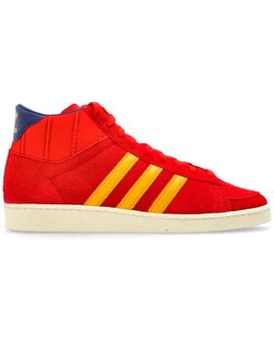 adidas Originals Sports Shoes "Jabbar Hi Fef Home" - Red