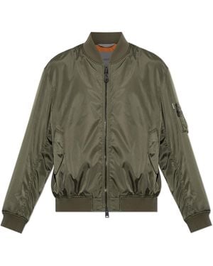 Balenciaga Insulated Jacket With Logo - Green