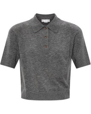 Victoria Beckham Wool Polo - Grey