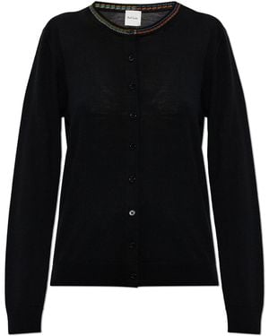 Paul Smith Wool Cardigan - Black