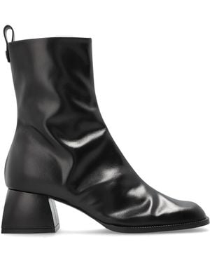 NODALETO Heeled Ankle Boots - Black
