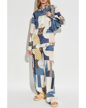 Fendi Patterned Shirt - Blue