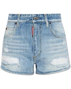 DSquared² 'Trucker' Denim Shorts - Blue