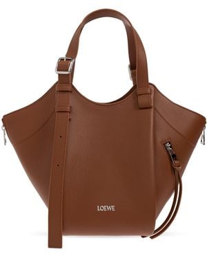 Loewe 'Hammock Flip Medium' Shoulder Bag - Brown