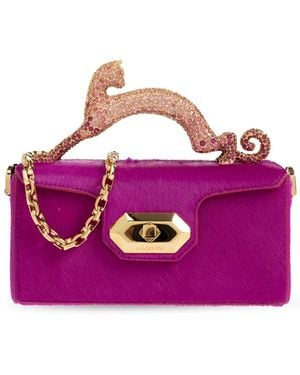 Lanvin "Pencil Cat Nano" Bag - Purple