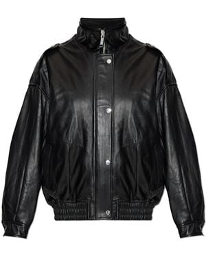 MICHAEL Michael Kors Leather Jacket - Black
