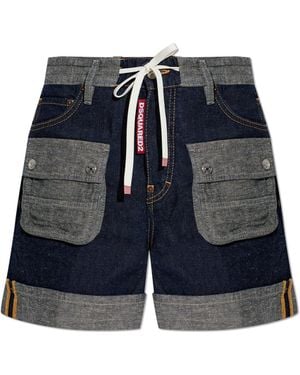 DSquared² 'Cargo' Shorts - Blue