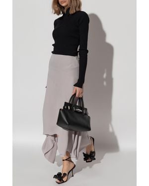 Victoria Beckham Asymmetrical Cut Skirt - Gray