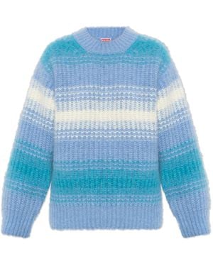 KENZO Sweater With Logo - Blue