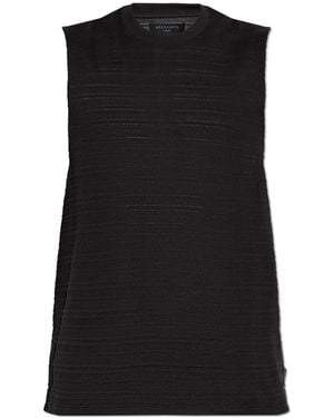 AllSaints "Cove" Sleeveless T-Shirt - Black