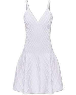 Balmain Strappy Dress - White