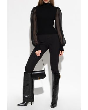 FRAME Wool Top - Black