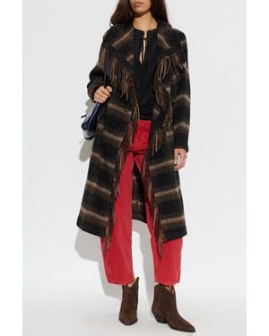 Isabel Marant Wool Coat 'Gihan' - Red
