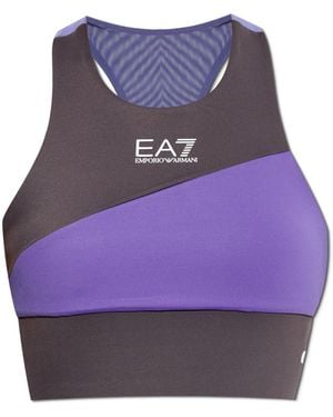 EA7 Short Training Top - Purple