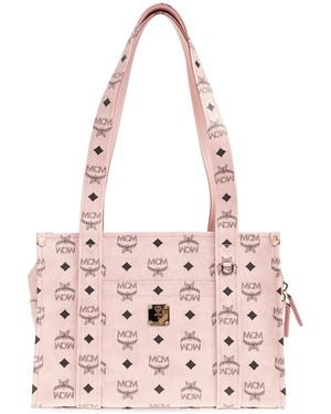 MCM 'Large Aren' Shopper Bag - Pink