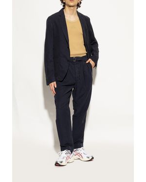 Officine Generale Blazer With Pockets - Blue