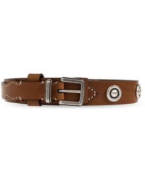 Etro Leather Belt - Brown