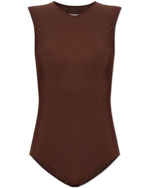 Maison Margiela Sleeveless Bodysuit - Brown